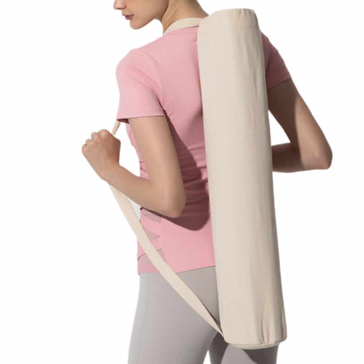 Large Yoga Mat Carrier Compact with Pockets Shoulder Strap Unisex Yoga Mat Bag